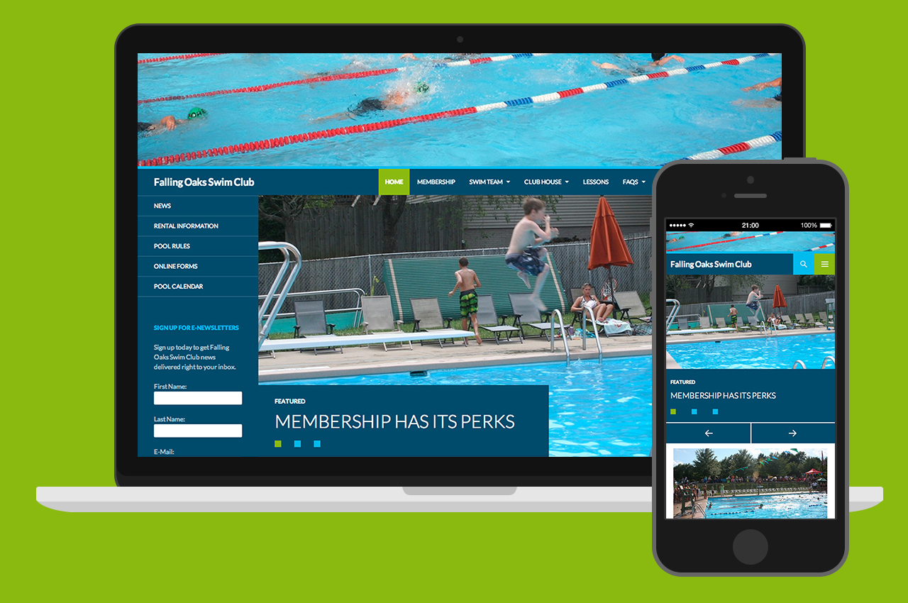 Falling Oaks Swim Club Website