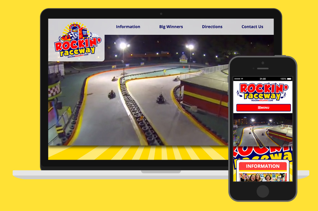 Rockin' Raceway Microsite